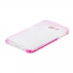 Wholesale Samsung Galaxy S7 Edge Shockproof Air Case (Hot Pink Clear)